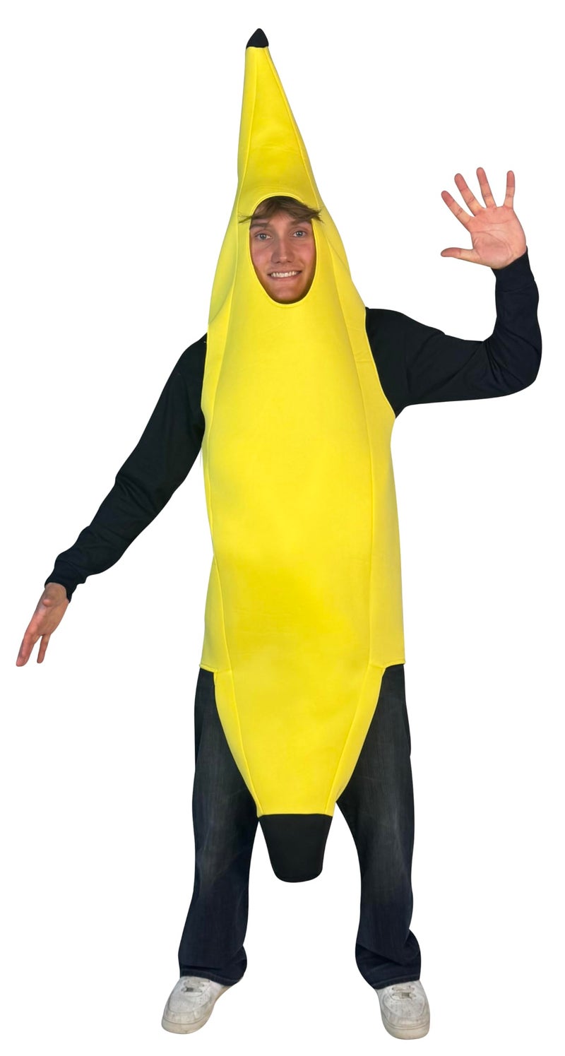 Rasta Imposta mens Banana Deluxe Adult Sized Costumes, Yellow, One Size US, (GC7102) - Image 2